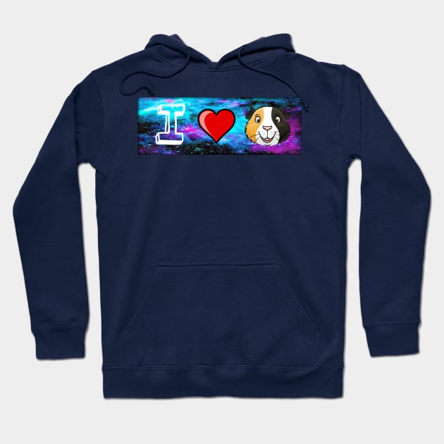 I Heart Guinea Pig Hoodie by ARTWORKandBEYOND